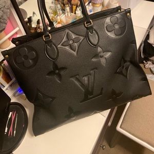 Black LV bag